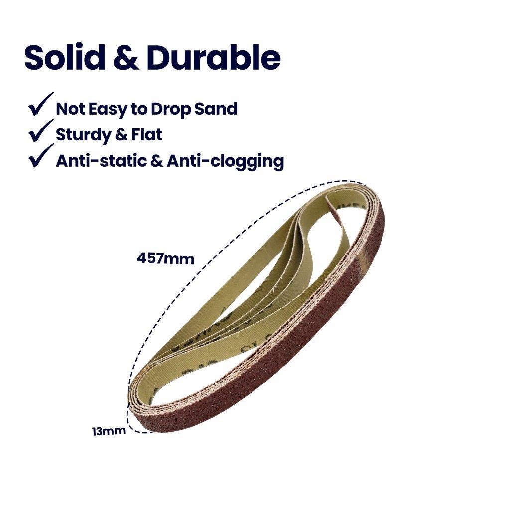 Sanding Belts 13 x 457mm 60 Grits for use with Power Files 5Pc - Image 9