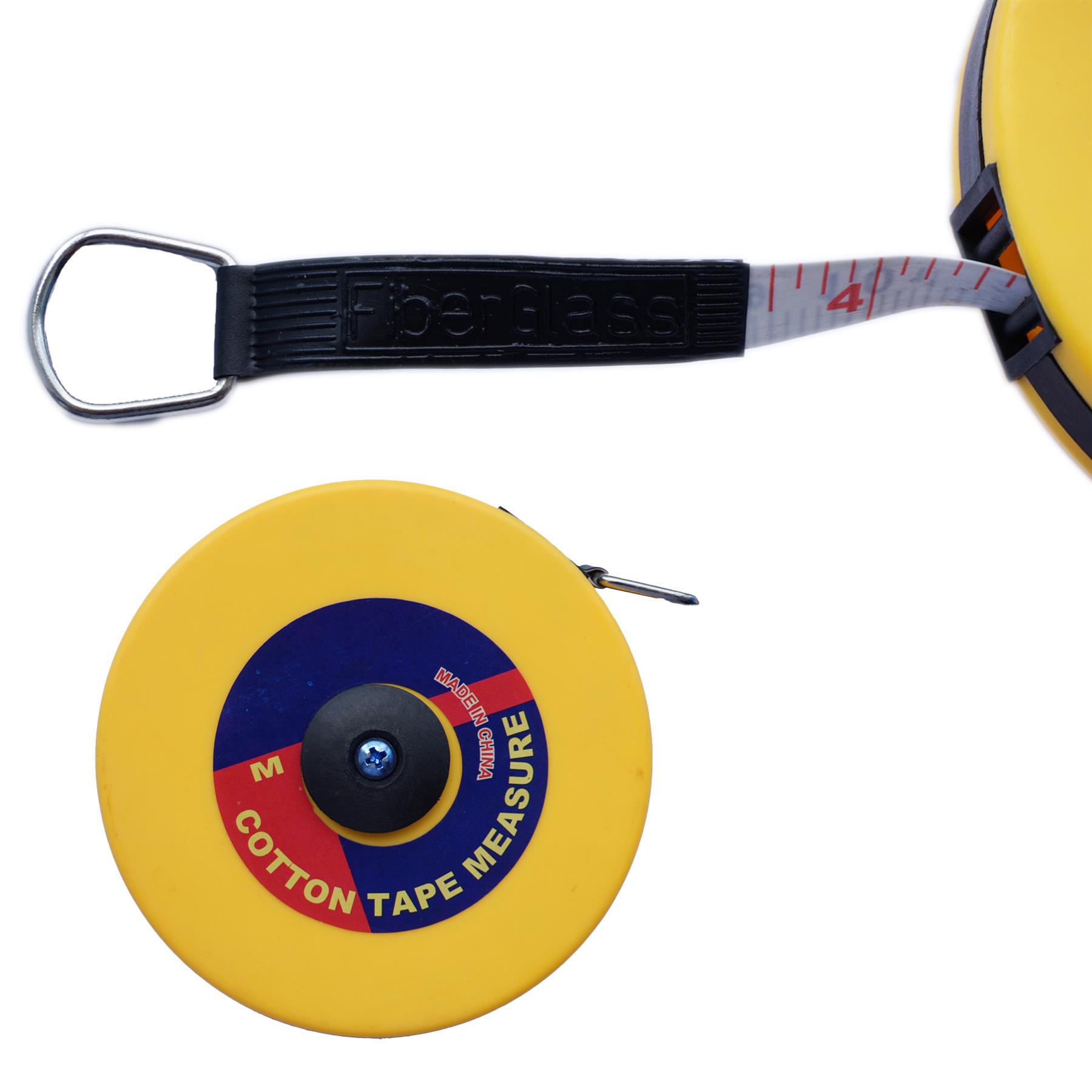 Surveyors 30M Tape Measure Fibreglass 30 Metre Metric Imperial - Image 5