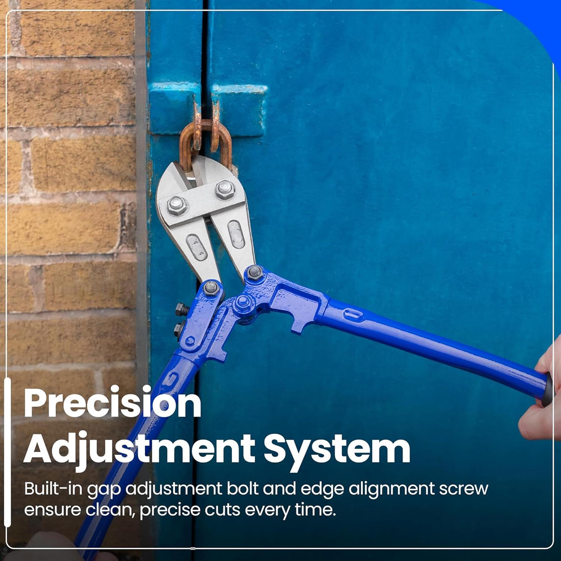 36" (900mm) Bolt Cutters Hardened Carbon Steel – Heavy Duty Wire & Bolt Cutting Easy Grip Tool - Image 2