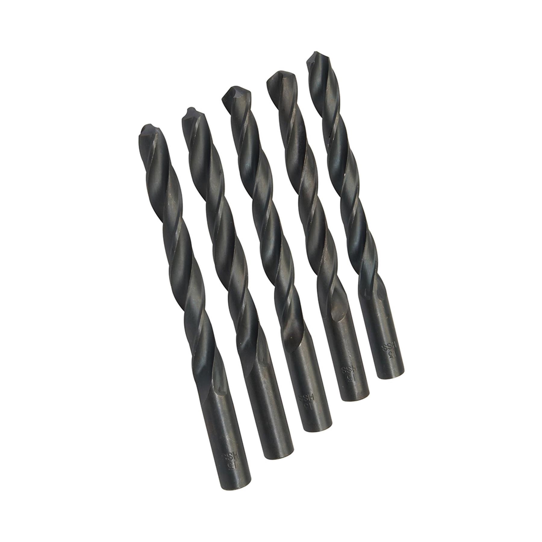 HSS Metric Jobber Drill Bits 13mm Metal Steel Wood Plastic Aluminium Pack of 5 - Image 9