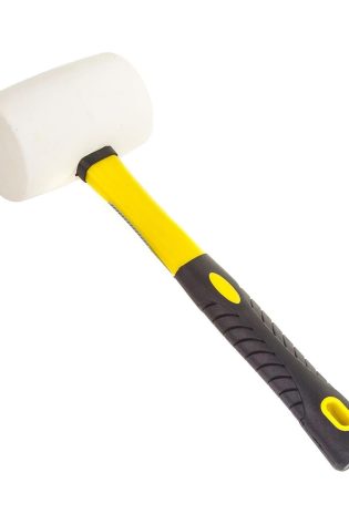 32oz White Rubber Hammer