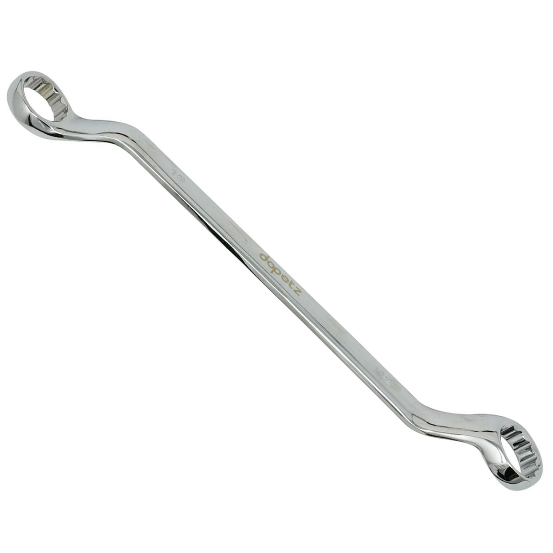 18mm-19mm Deep Offset Bi-Hex Swan Neck Ring Spanner Chrome Vanadium Steel Wrench Thin Profile Narrow Spaces - Image 9