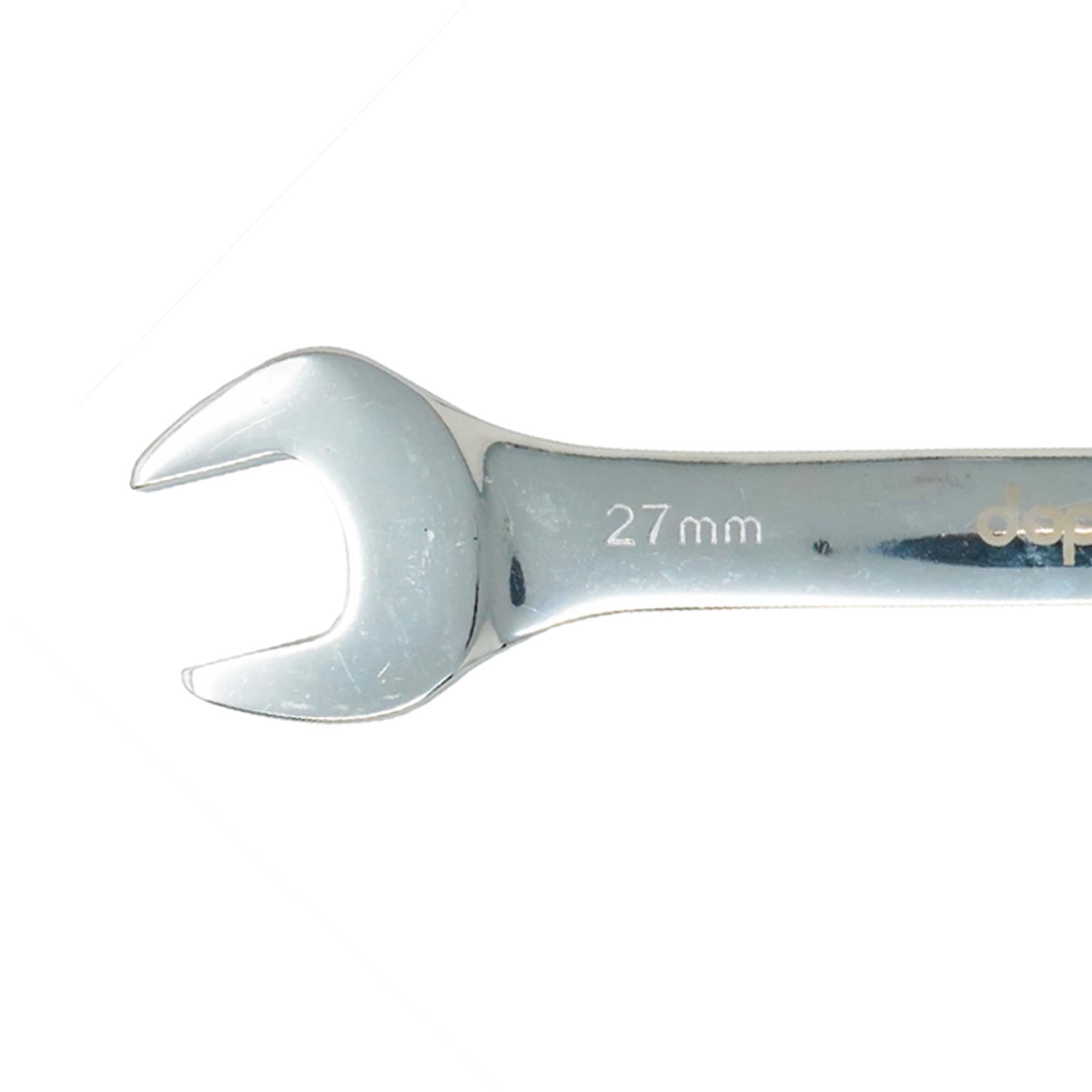 27mm Flexible Head Ratchet Metric Spanner Open End & Ring Guaranteed - Image 12