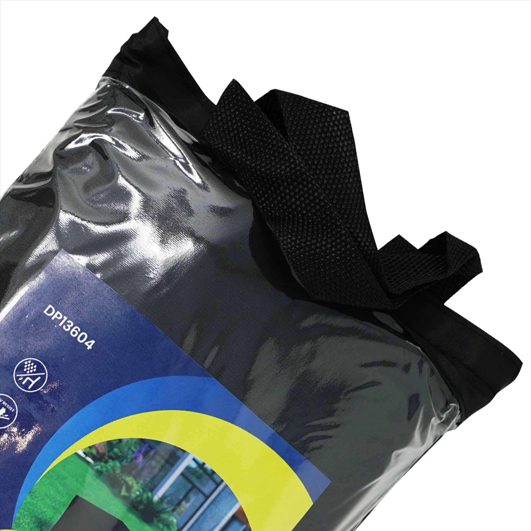 Outdoor Garden Furniture Cover 420D Oxford Fabric Water Repellent Windproof UV Resistant Black 315x160x74cm - Image 10