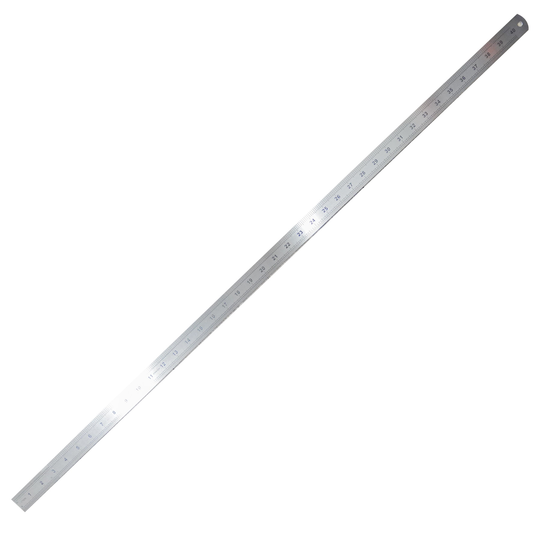 40" 100cm 1000mm Stainless Steel Ruler Metal Rule Metric Imperial - Image 4