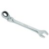 Flexible Head Ratchet Spanner 18mm Chrome Vanadium Steel Combination Wrench Open End Metric Spanner