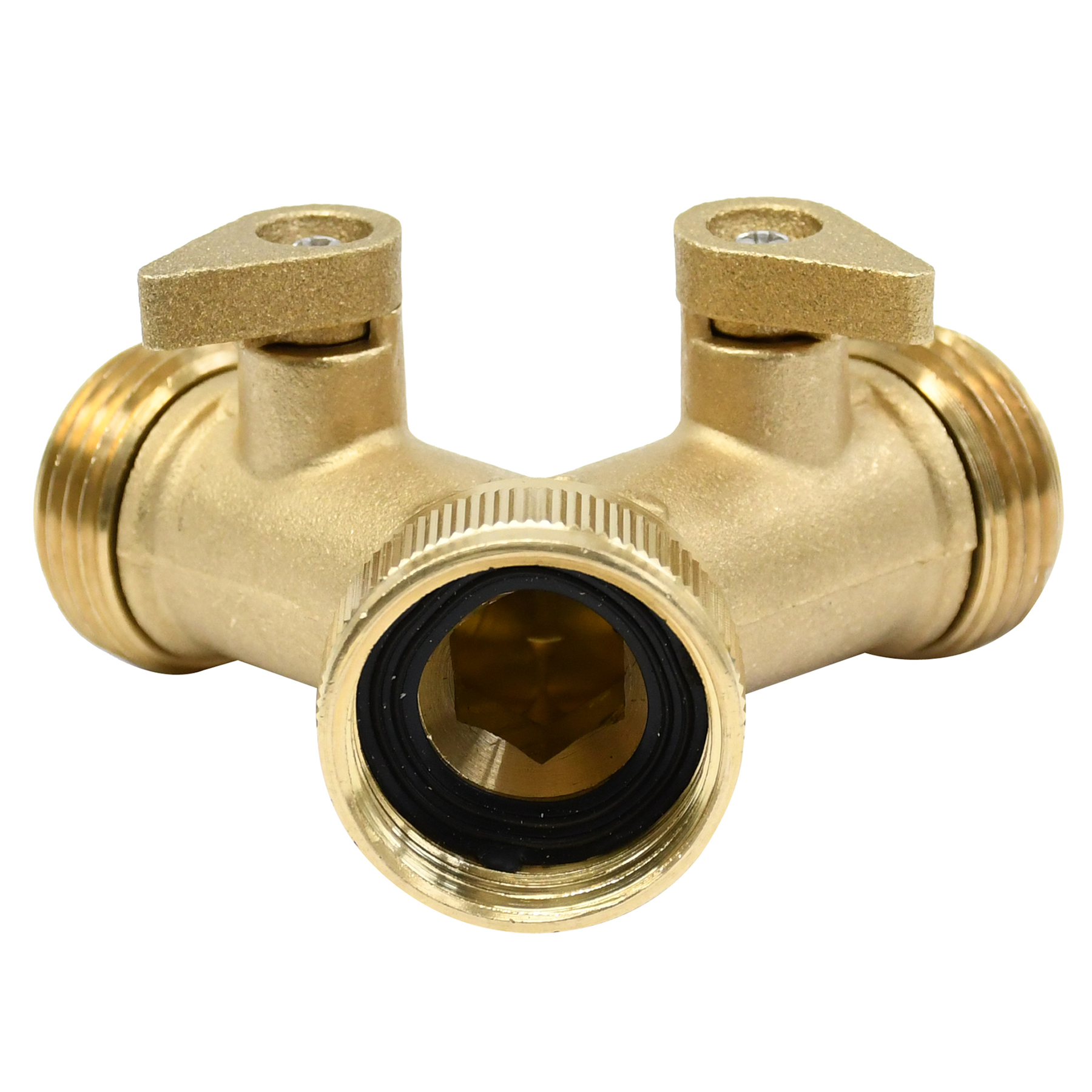 3/4" Solid Brass Double Tap Adaptor - Image 2
