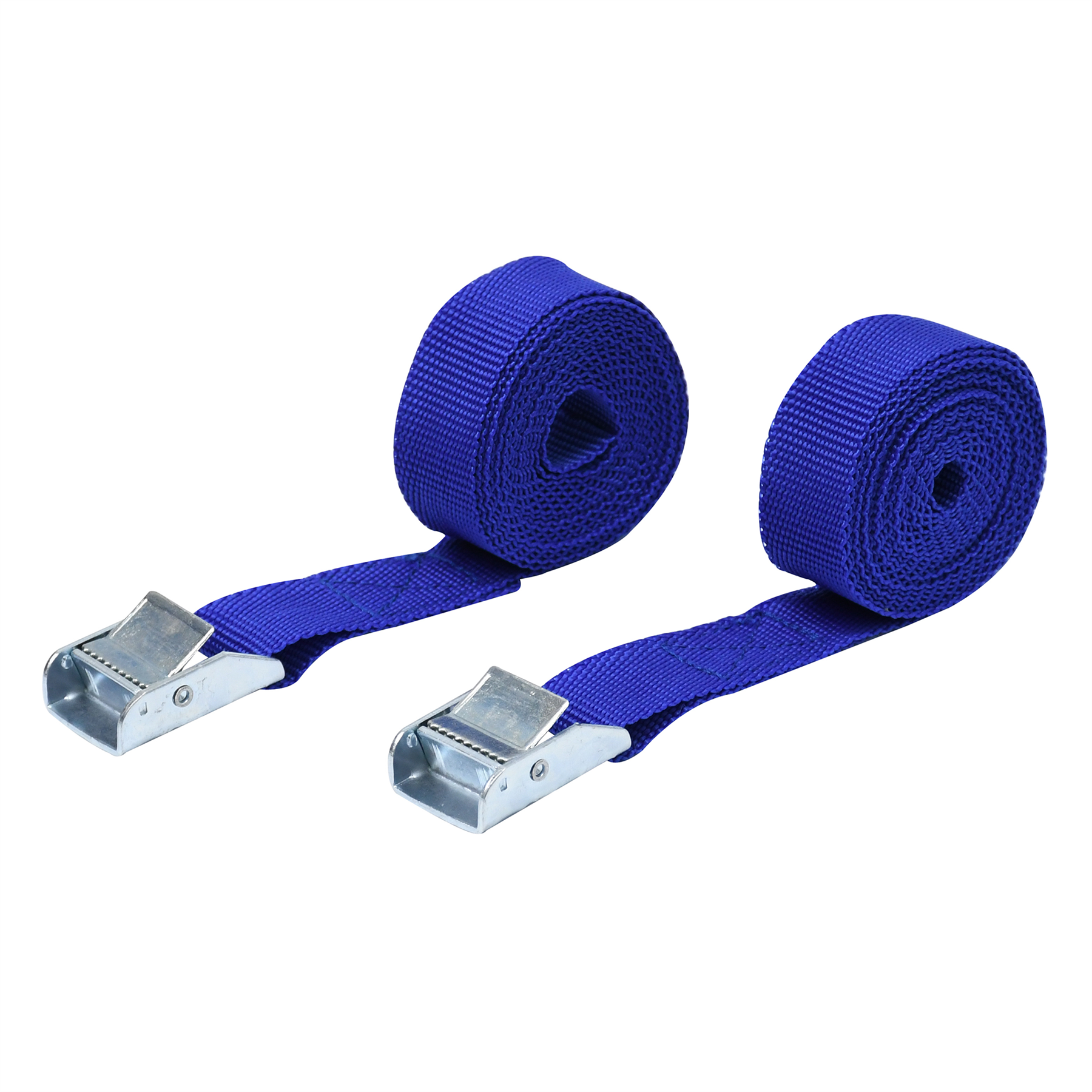 SET OF 2 LASHING STRAPS CARGO LUGGAGE TIE DOWN CAM BUCKLE ROOF RACK 2.5M X 25MM - Image 9