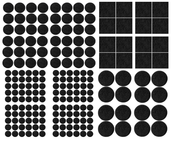 200 Felt Pads Self Adhesive Sticky Wood Furniture Floor Chair Legs Protectors