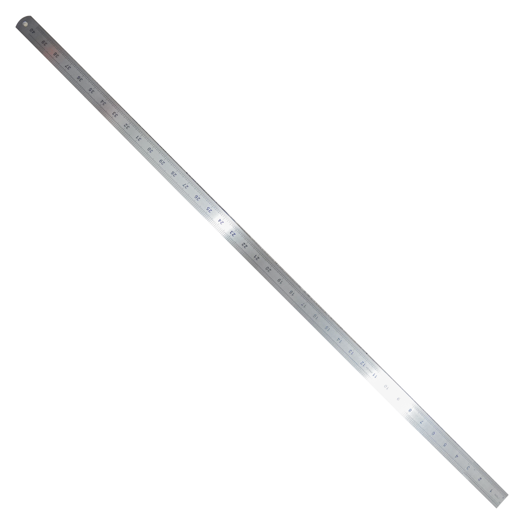 40" 100cm 1000mm Stainless Steel Ruler Metal Rule Metric Imperial - Image 5