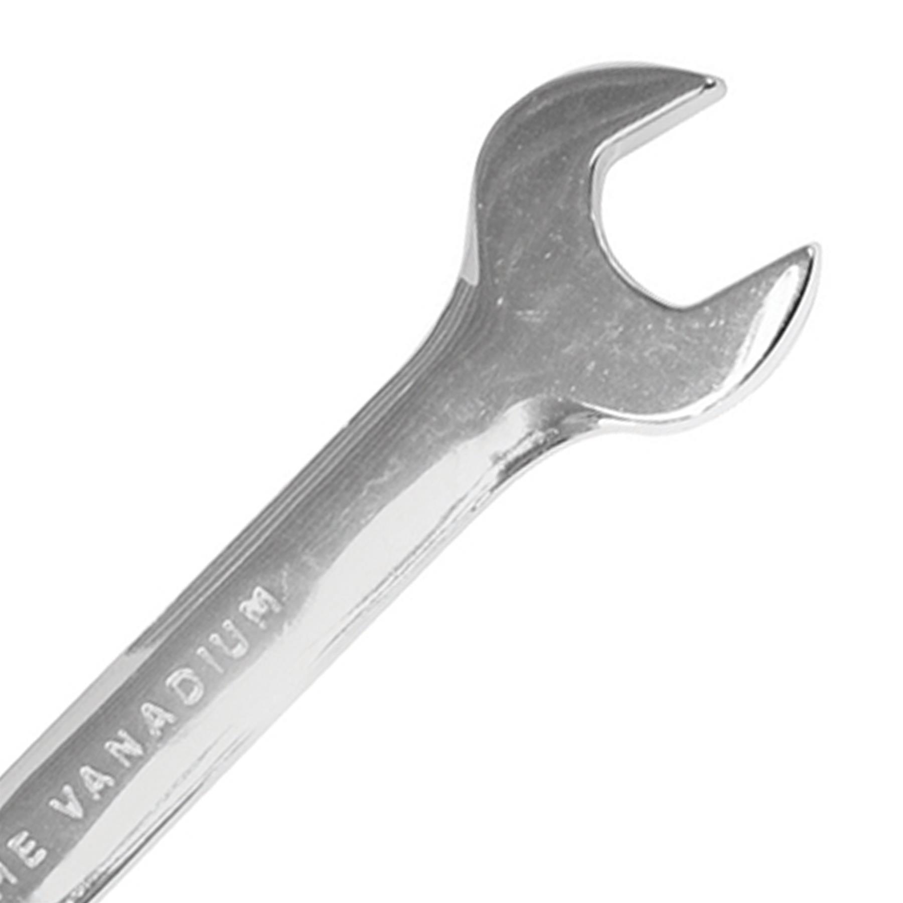 Fixed Head Combination Spanner Open Ended 16mm x 17mm Metric Polished CRV Garage - Image 7