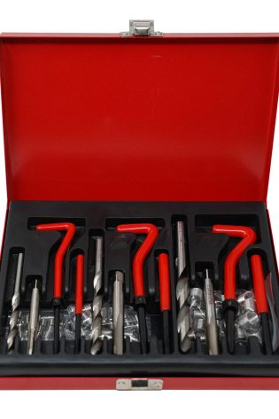 88Pc Thread Repair Set Kit Helicoil M6 M8 M10 Thread Inserts Taps & Drill Bits