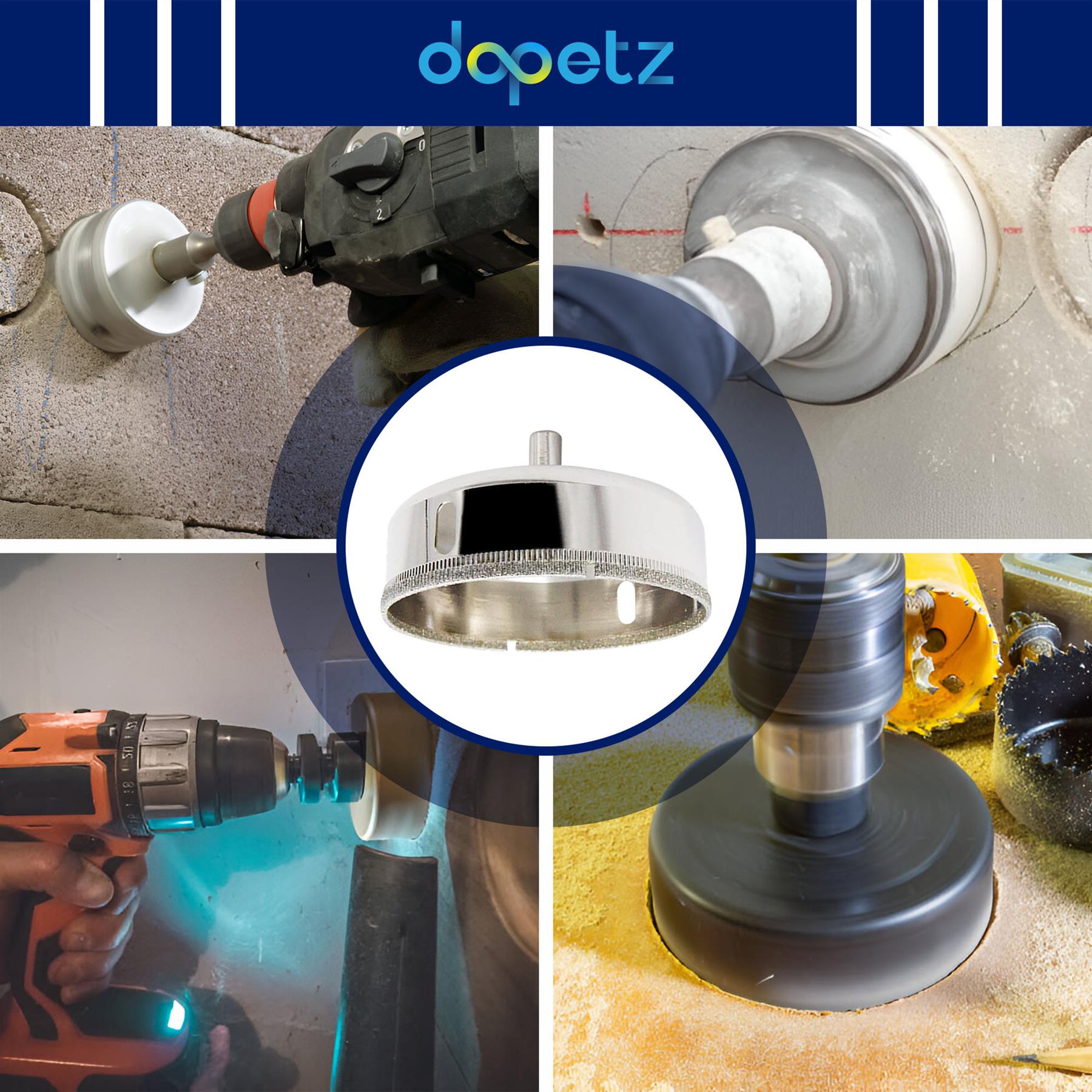 Diamond Holesaw 85mm Drill Bit Cutter for Tile Ceramic Glass Porcelain Marble - Image 9