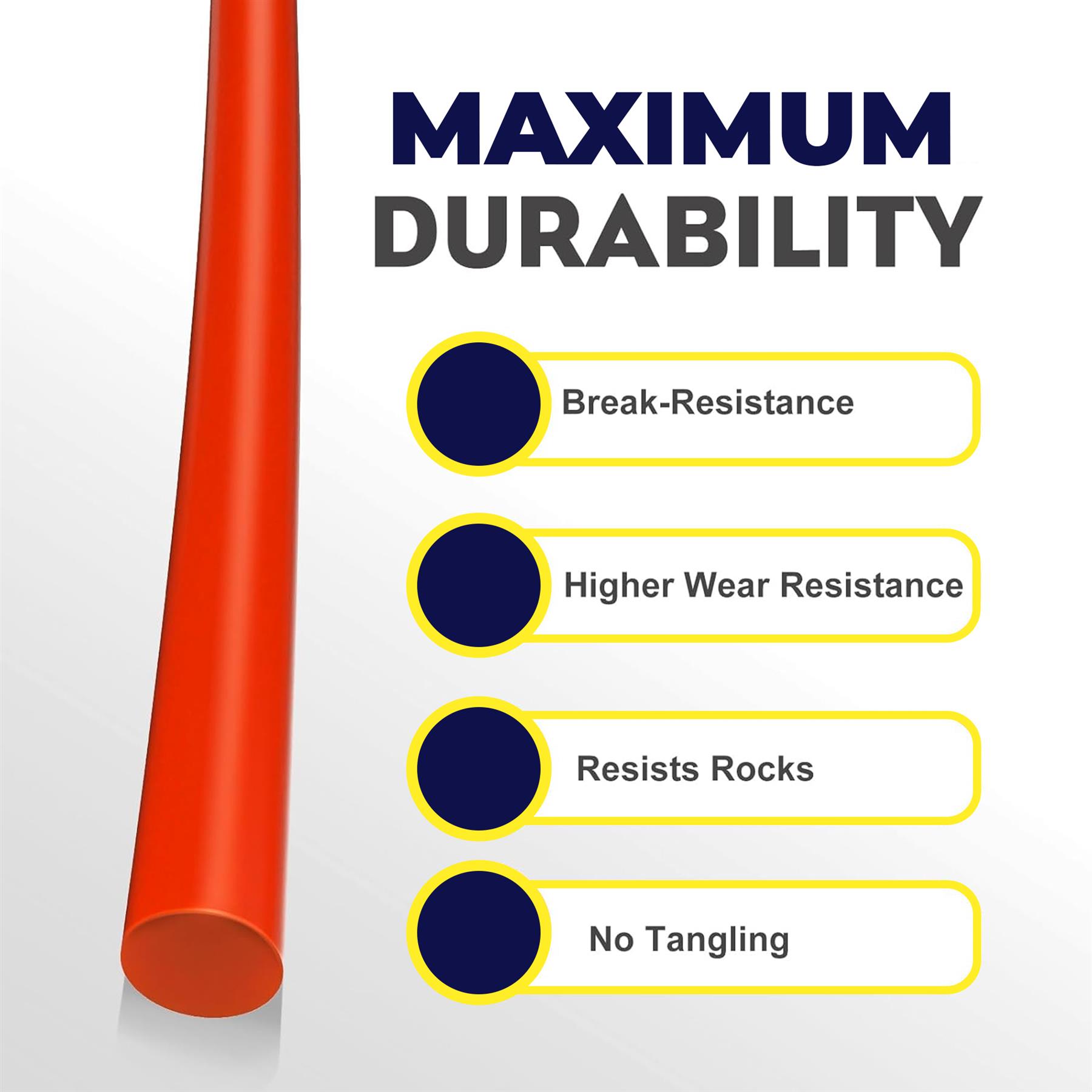 Round Strimmer Cord Line Wire String Nylon Petrol Trimmer 10m x 2mm by Dapetz - Image 3