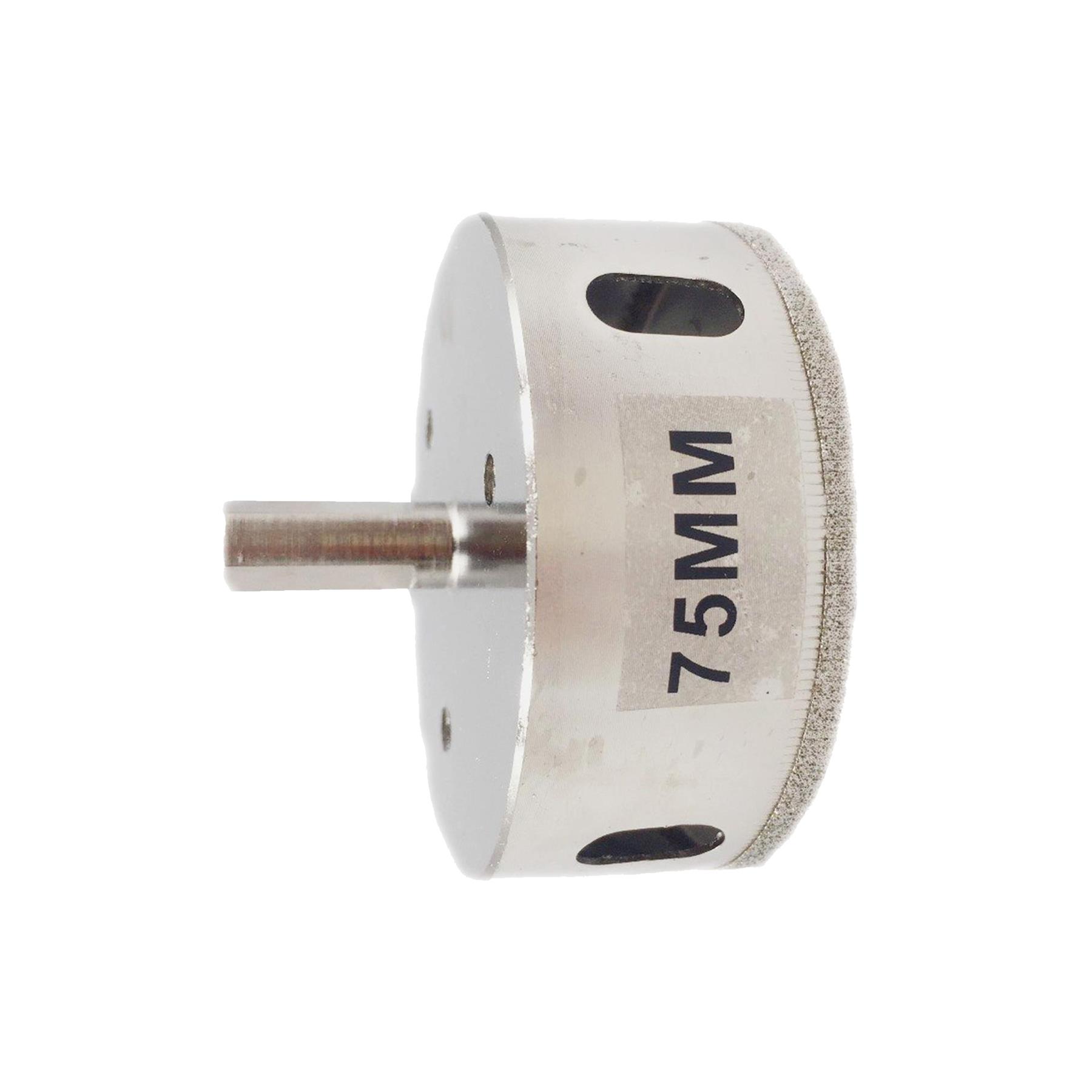 Diamond Holesaw 75mm Drill Bit Cutter For Tile Ceramic Glass Porcelain Marble - Image 4