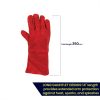 Welders Gauntlets Gloves 14" Heat Resistant Used For Welding, Fireplace, Oven, Woodburner, Stoves 350mm