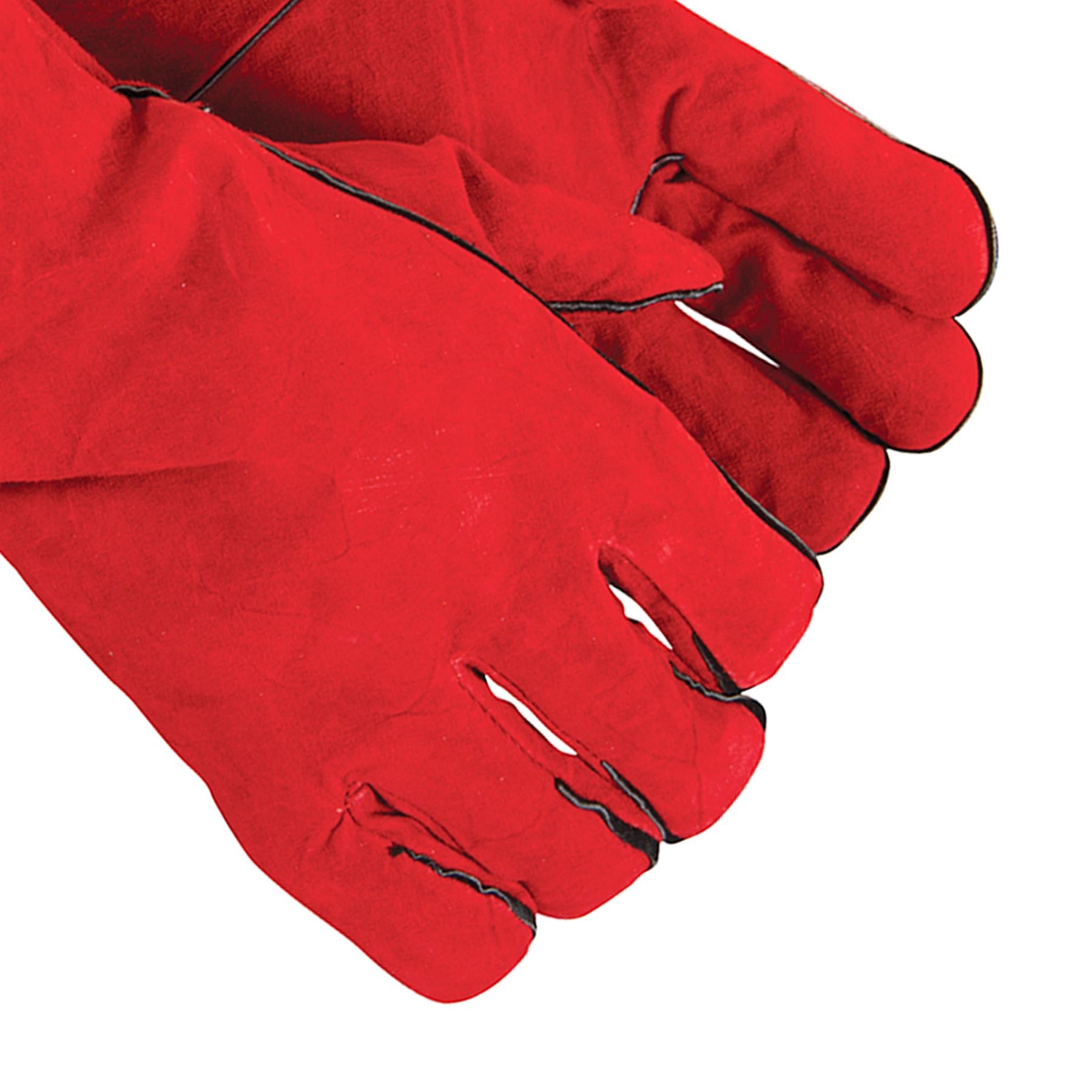 Welders Gauntlets Gloves 14" Heat Resistant Used For Welding, Fireplace, Oven, Woodburner, Stoves 350mm - Image 9
