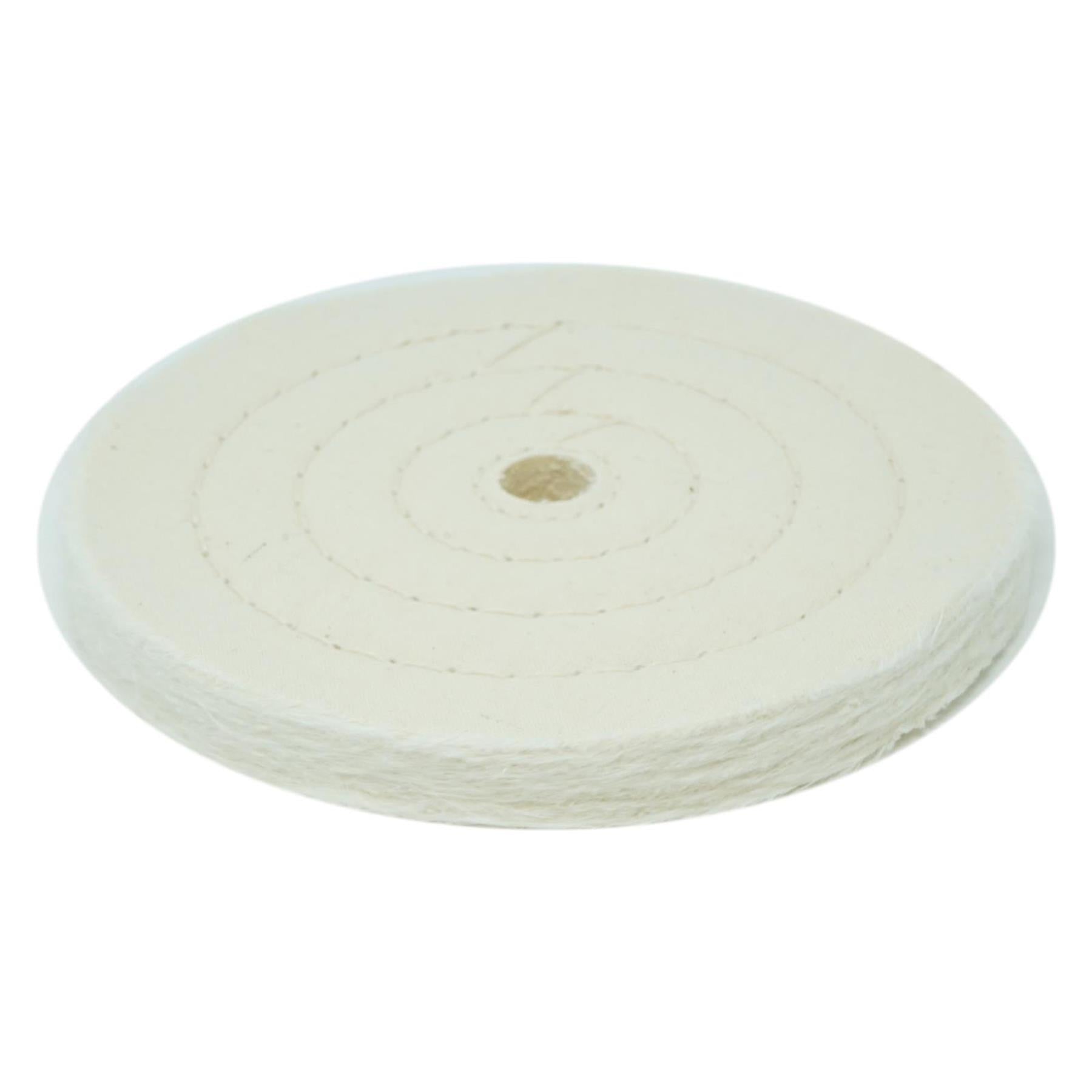 6'' Polishing Wheel 150mm Cotton Buffing Wheel 1/2'' Arbor for Bench Grinder Wood Metal Jewelry - Image 8
