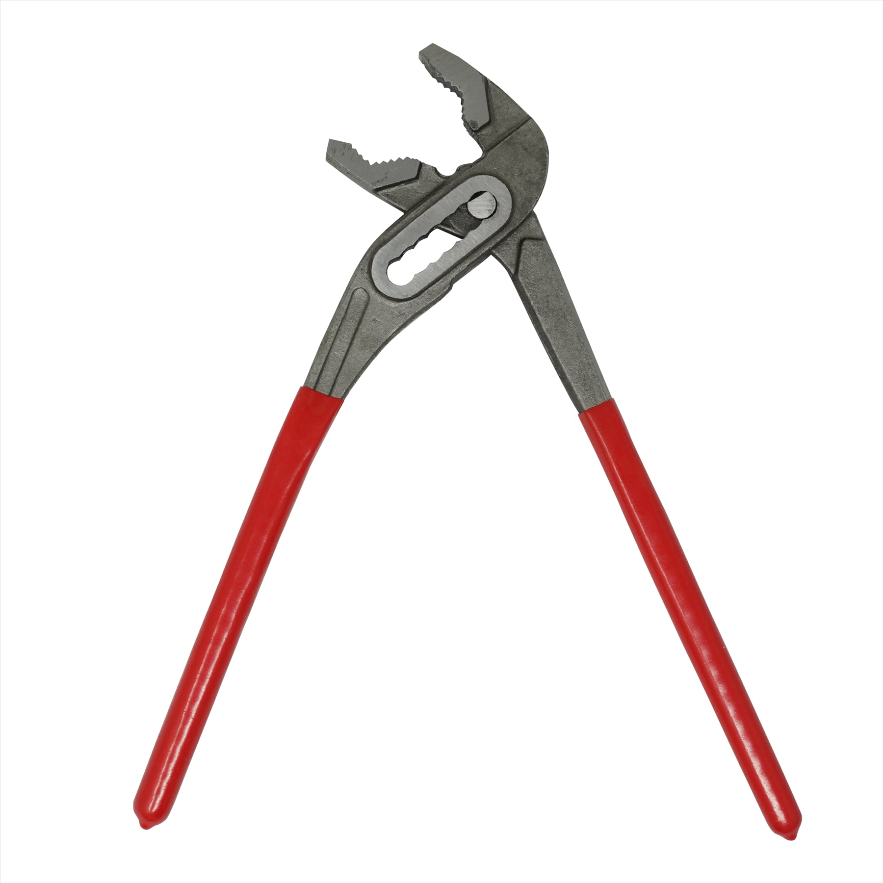 250mm 10" Plumbers Slim Jaw Waterpump Pipe Wrench Pliers Grips Pump Chrome New - Image 8