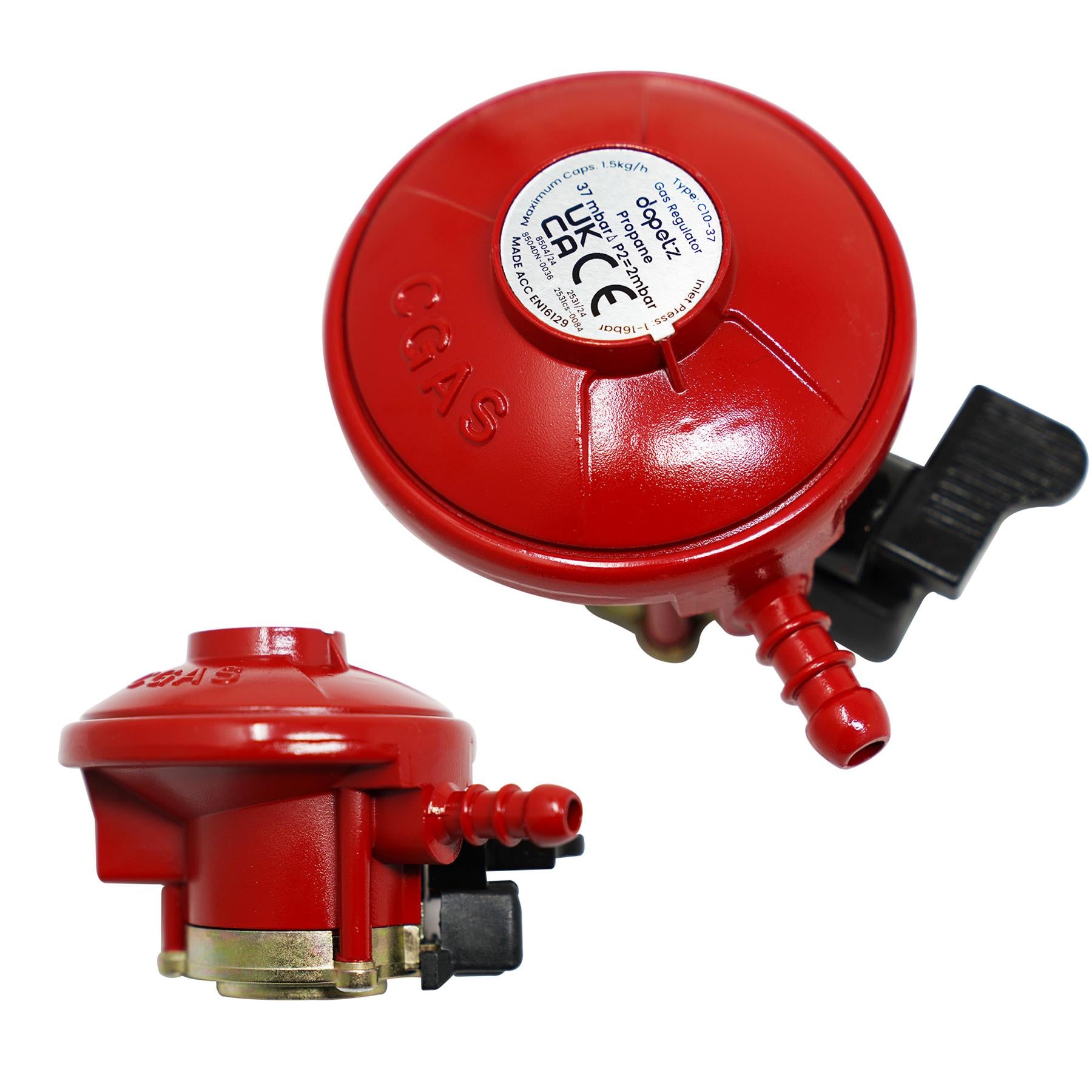 Propane Gas Clip On Regulator 27mm Flowgas Calor BP 5,10,15 KG Patio Gas 37mbar - Image 11