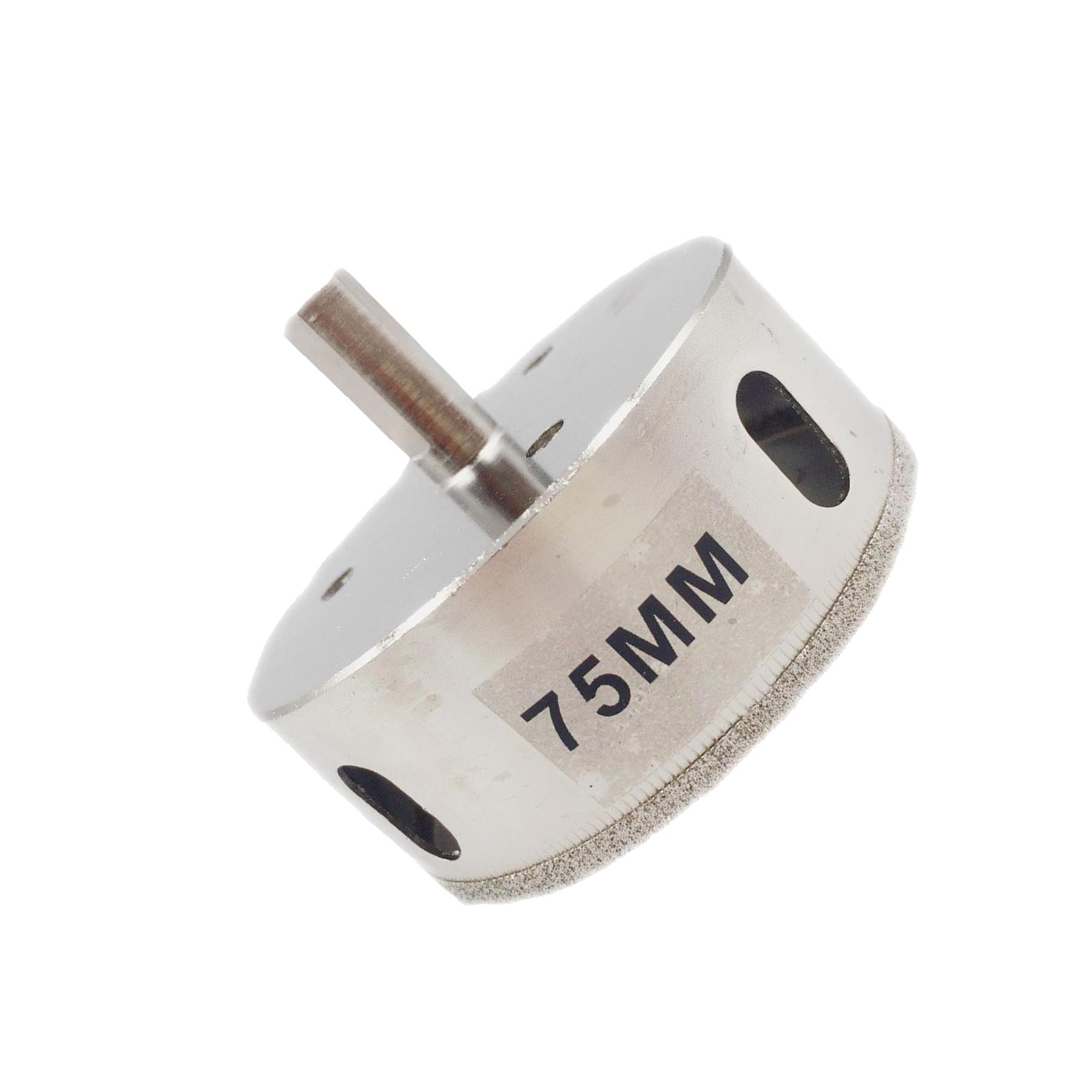 Diamond Holesaw 75mm Drill Bit Cutter For Tile Ceramic Glass Porcelain Marble - Image 7