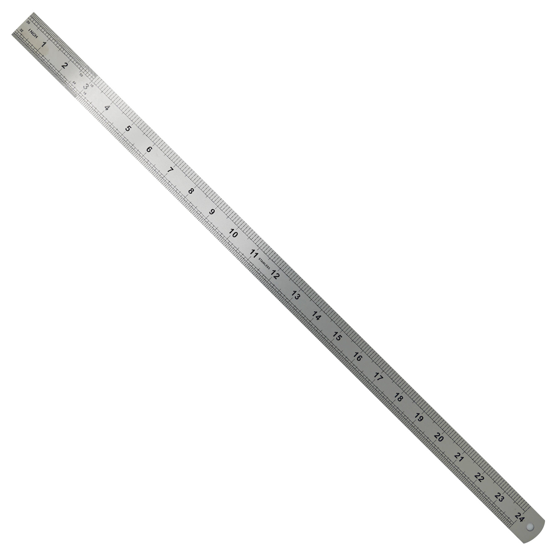 Stainless Steel Ruler Metal Rule Metric Imperial 24" / 600mm 60cm