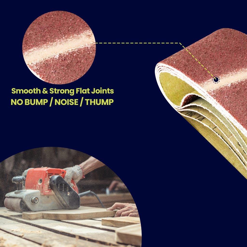 5 Pack Sanding Belts 40mm x 305mm (120 Grit) Coarse Sander Sheets Sanding Belts - Image 5