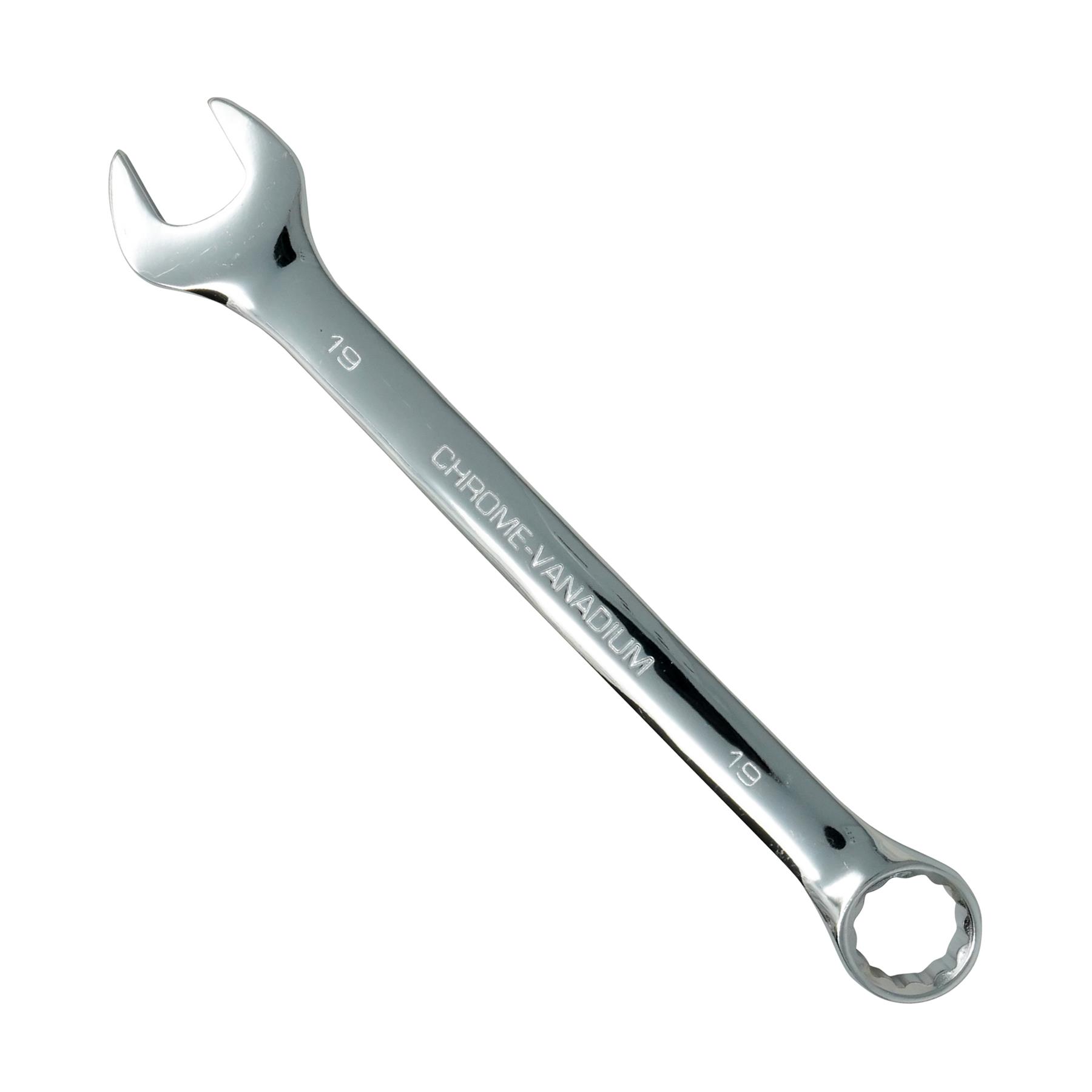 Combination Open Ring Spanner Chrome Mechanics Garage Tools 19mm