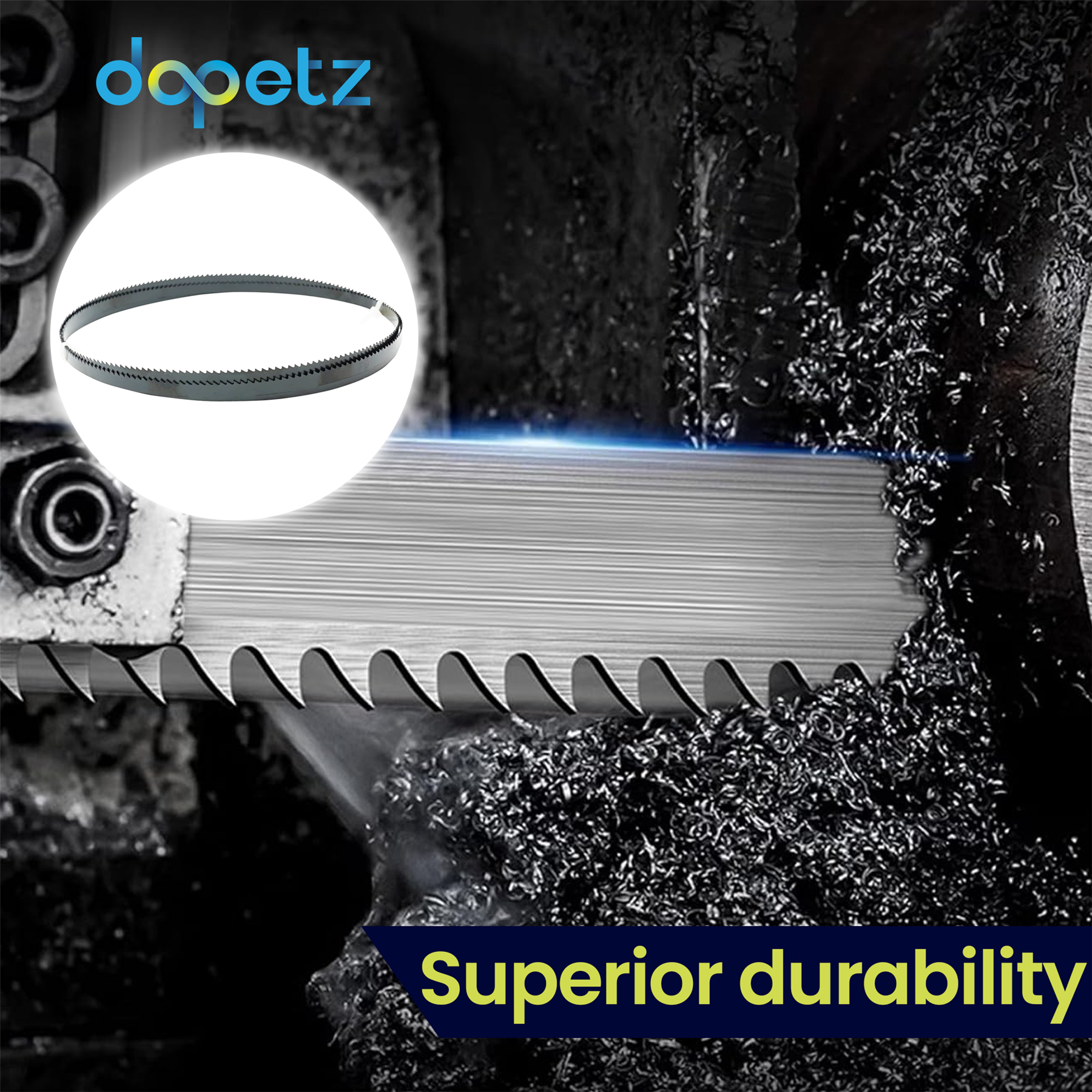 Bandsaw Blade 56" 1425mm x 6.35mm 10TPI For Cutting Metal Plastic Wood - Image 5