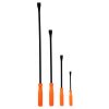 4pc Pry Crow Bar Rolling Bar Set Heavy Duty Comfort Grip Handles Garage Tool New