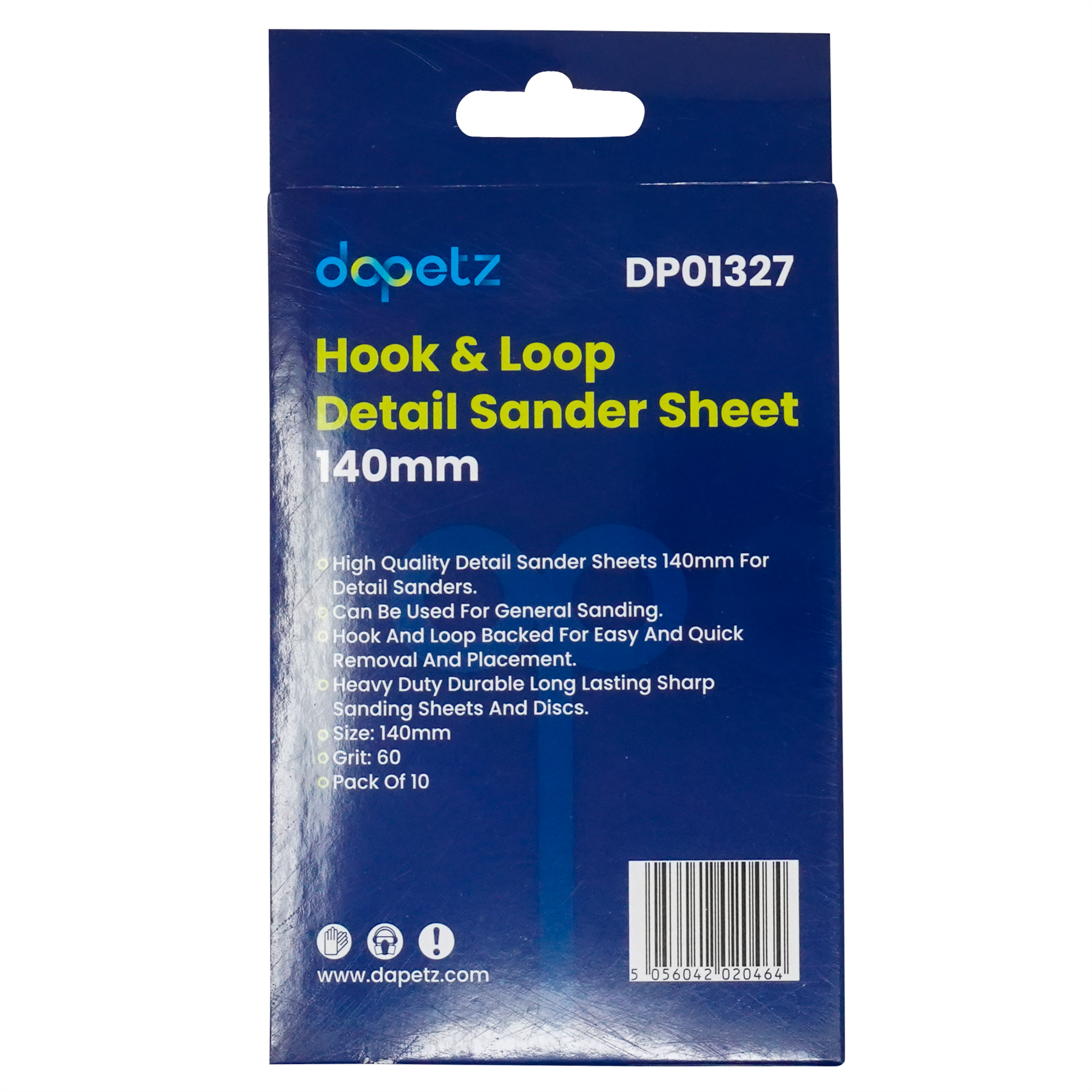 60 Grit Mouse Sanding Sheets Hook & Loop Sander Pads 5-Holes Sand Paper 10Pcs - Image 9