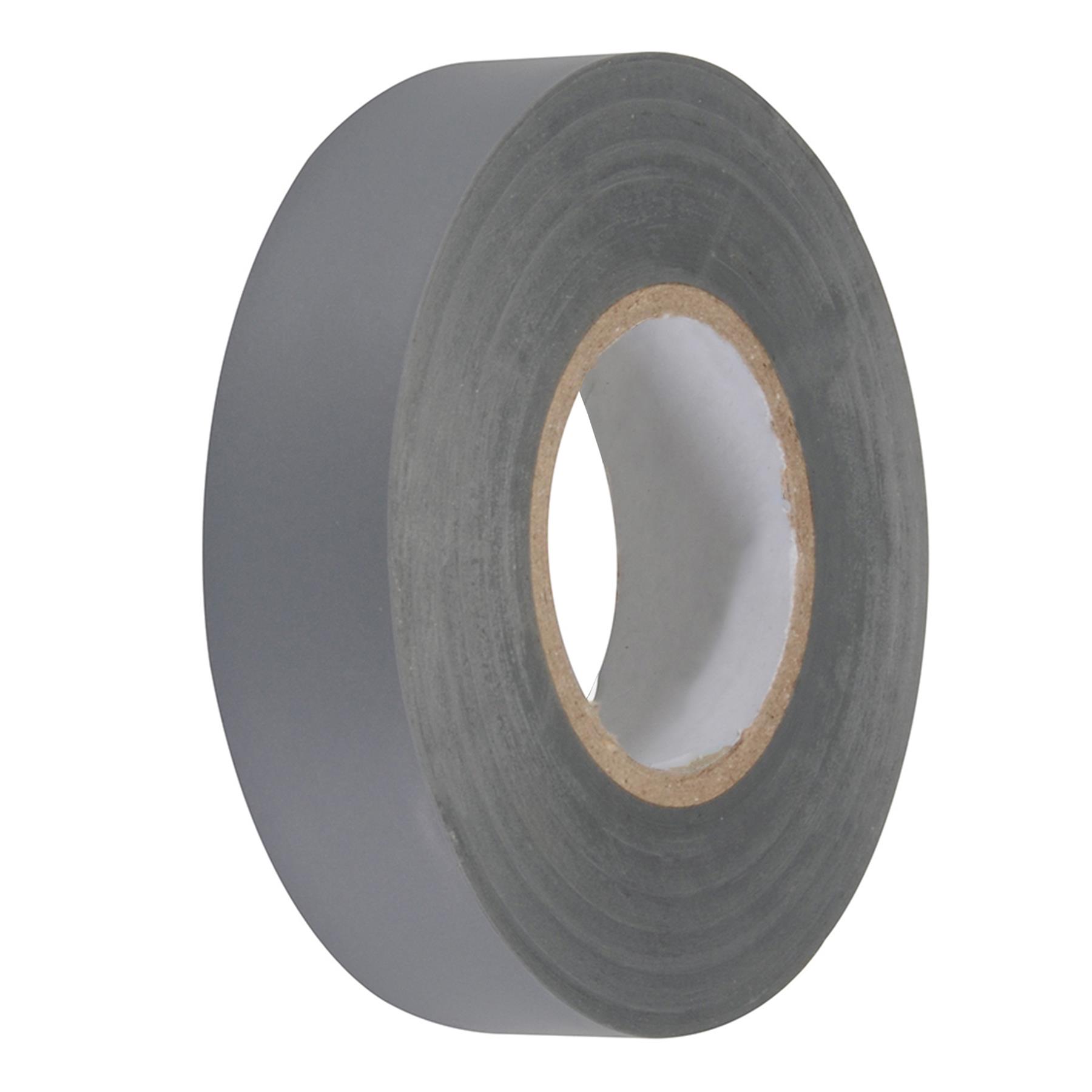 1 x PVC Insulation Electrical Tape Flame Retardent Grey 19mm x 33m - Image 8