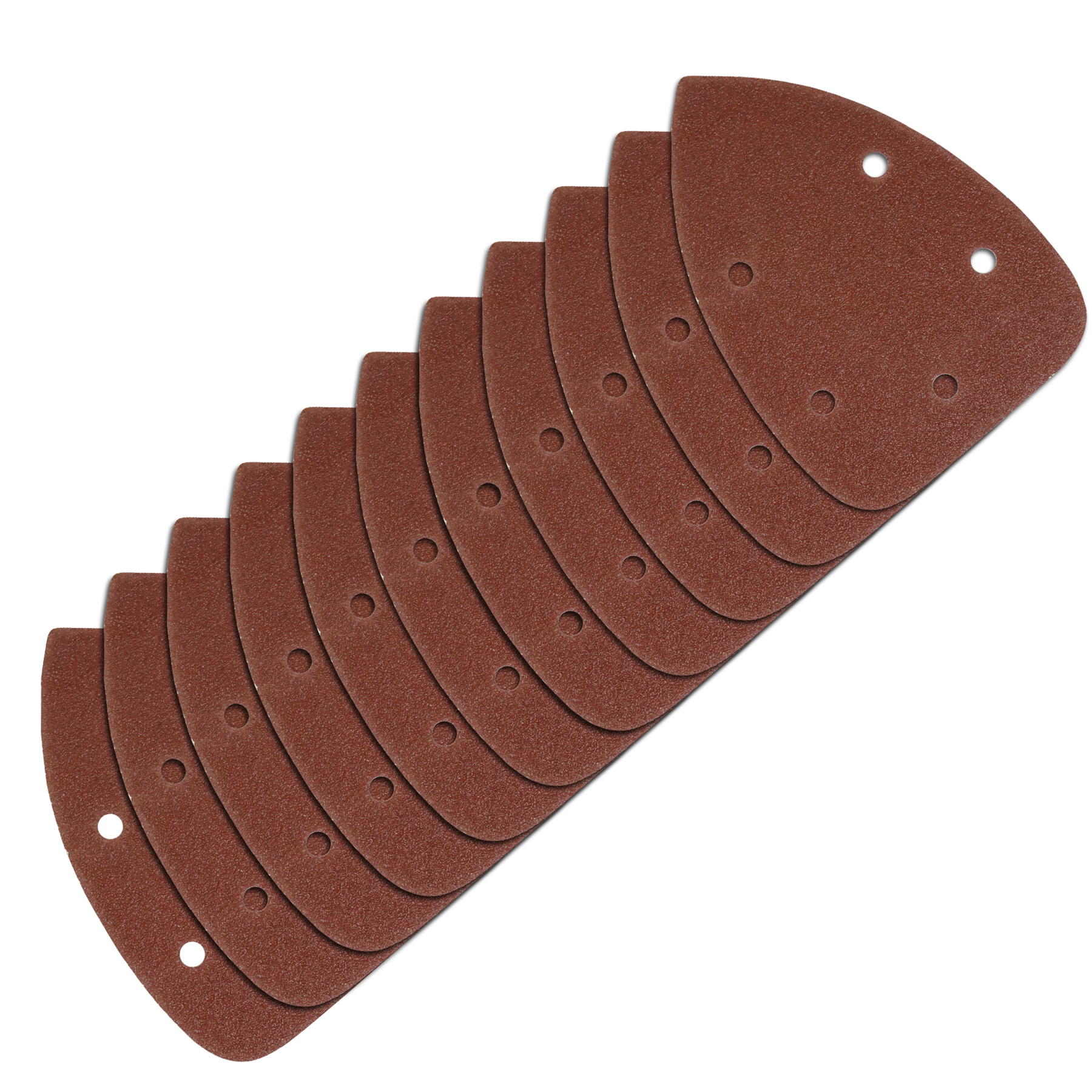 60 Grit Mouse Sanding Sheets Hook & Loop Sander Pads 5-Holes Sand Paper 10Pcs - Image 12