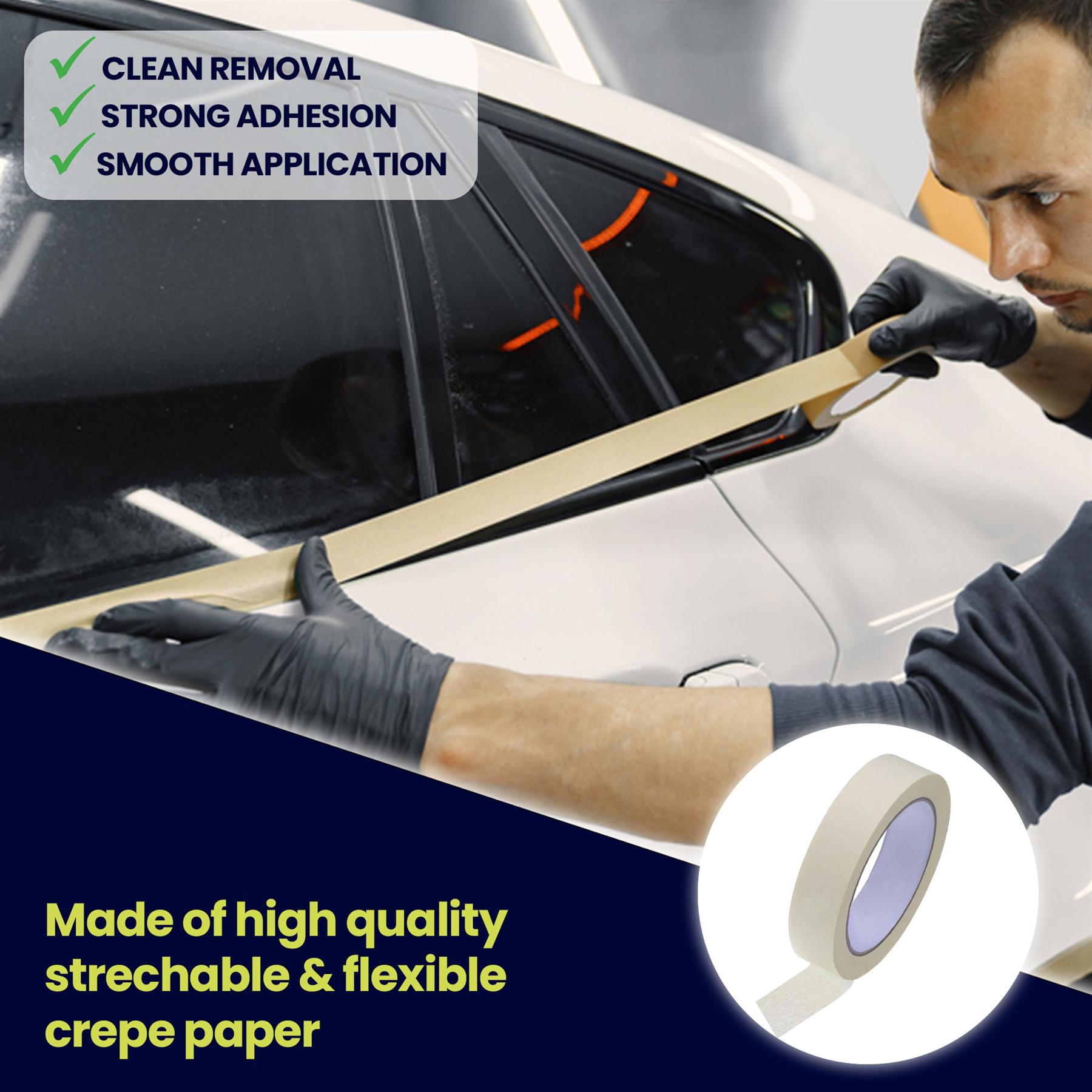 1x New Masking Tape 19mm x 35mm Indoor Outdoor DIY Painting Decorating Easy Tear - Image 6